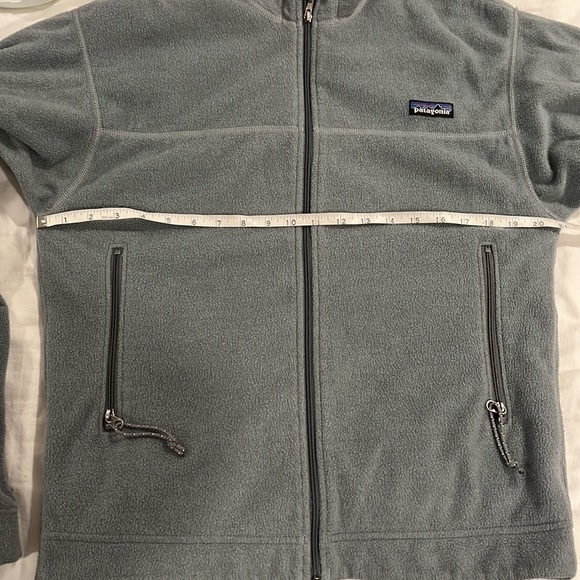 Vintage Patagonia 1998 Gray Synchilla Full Zip Fleece Jacket Size M El Capilene - Picture 13 of 16